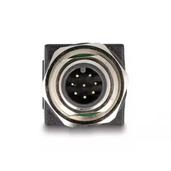 DeLOCK M12 adapteris A-koduotas 8 kontaktų kištukas į RJ45 lizdą tiesus