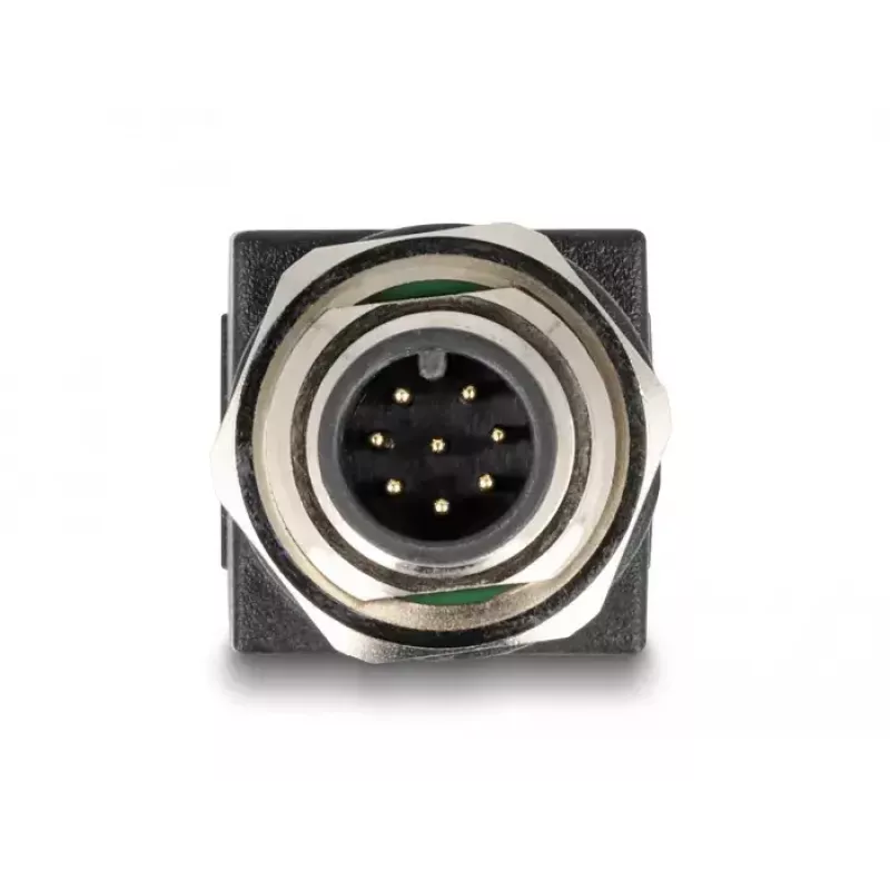 DeLOCK M12 adapteris A-koduotas 8 kontaktų kištukas į RJ45 lizdą tiesus