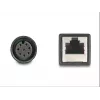 DeLOCK M12 adapterio kabelis A koduotas 8 kontaktų lizdas į RJ45 lizdą 50 cm