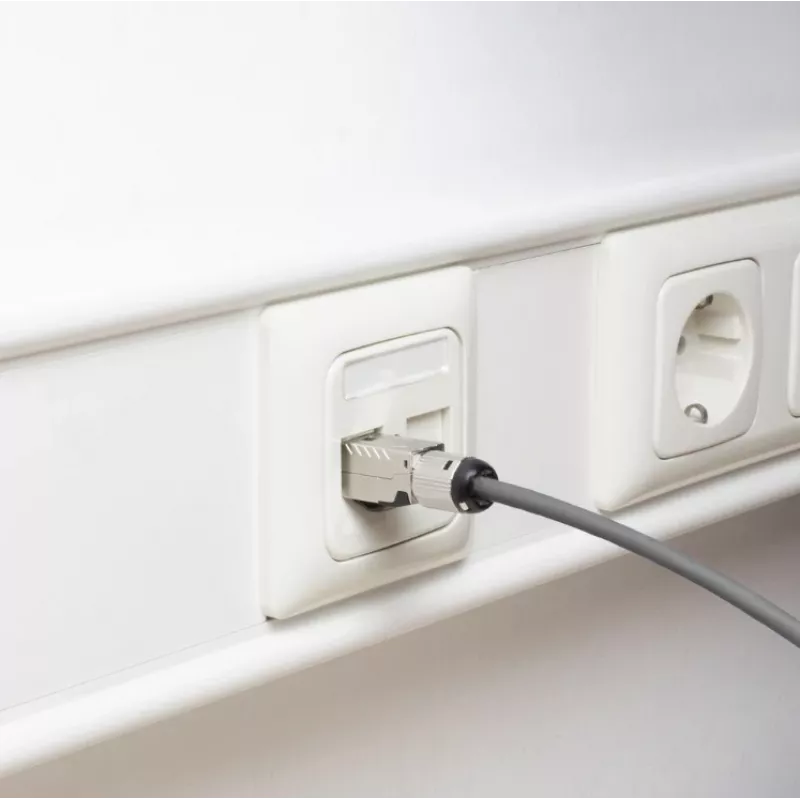 ACT Field termination plug RJ45 CAT6A ekranuotas, be įrankių, 4PPoE 100W