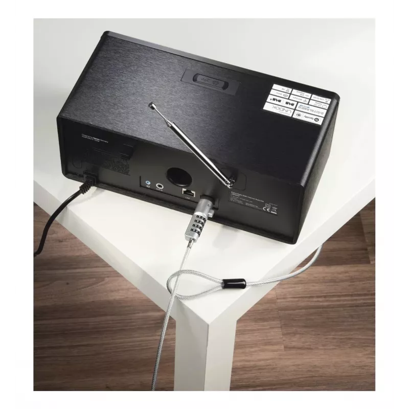 Hama USB kabelio užraktas Sidabrinis, Skaidrus 1,8 m