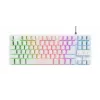 Trust GXT 833W Thado klaviatūra, skirta žaidimams, USB, QWERTZ, vokiška, balta