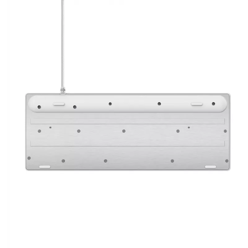 Trust GXT 833W Thado klaviatūra, skirta žaidimams, USB, QWERTZ, vokiška, balta