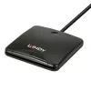 “Lindy” USB 2.0 išmaniųjų kortelių skaitytuvas, USB, juodas, 1,2 m, 480 MB/s, 2 metai, CE, Federalinė ryšių komisija (FCC), REACH, RoHS