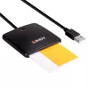 “Lindy” USB 2.0 išmaniųjų kortelių skaitytuvas, USB, juodas, 1,2 m, 480 MB/s, 2 metai, CE, Federalinė ryšių komisija (FCC), REACH, RoHS