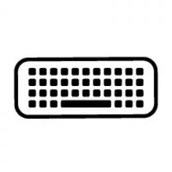 Belaidė pilno dydžio membraninė klaviatūra HP 220 — juoda, RF 2,4 GHz, USB-A imtuvas, QWERTY, skaičių klaviatūra, AAA baterija