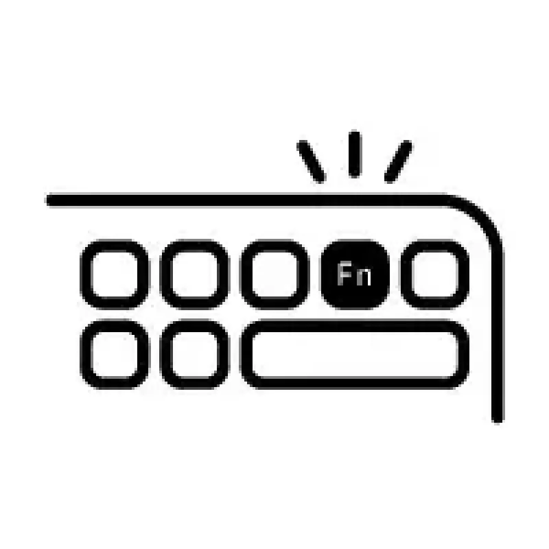 Belaidė pilno dydžio membraninė klaviatūra HP 220 — juoda, RF 2,4 GHz, USB-A imtuvas, QWERTY, skaičių klaviatūra, AAA baterija