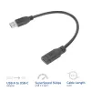 USB adapteris ACT AC7460 USB A patinas į 24 kontaktų USB-C patelę, 20 cm, 5 Gbps