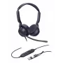 Yealink UH42 Dual Teams USB-C/A ausinės, laidinės, skambučiams/muzikai, 20–20000 Hz, 160 g, galvos tipo, juodos