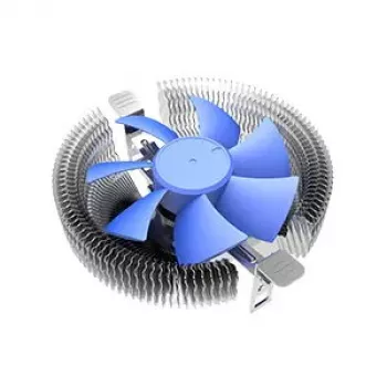 Aušinimo komplektas PCCOOLER E90 viršutinio pūtimo CPU aušintuvas 8 cm 1000-2000 RPM hidraulinis guolis mėlynas