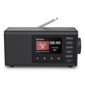 Asmeninis radijas Hama DR1001 Skaitmeninis DAB DAB+ FM 5W TFT Ekranas