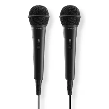 Hama Karaoke Juoda karaokė mikrofonas
