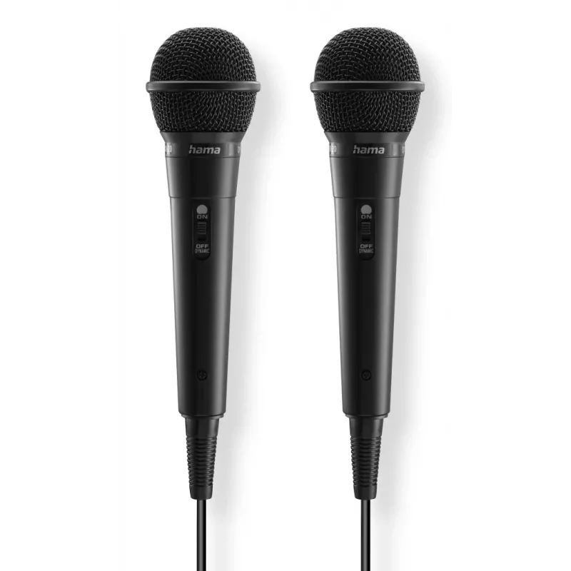 Hama Karaoke Juoda karaokė mikrofonas