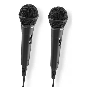 Hama Karaoke Juoda karaokė mikrofonas