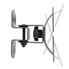 Manhattan Pivoting Wall Mount for TV & Monitors (Tilt and Swivel), For screens 13 inch to 27 inch, VESA compatibility: all between 75x75mm and 100x100mm - check the dimensions of the four mounting holes on back of screen to ensure it fits, Single Stud Bracket, Max 30kg