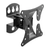 Manhattan Pivoting Wall Mount for TV & Monitors (Tilt and Swivel), For screens 13 inch to 27 inch, VESA compatibility: all between 75x75mm and 100x100mm - check the dimensions of the four mounting holes on back of screen to ensure it fits, Single Stud Bracket, Max 30kg
