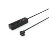 Hama 00223013 maitinimo ilgintuvas 1,4 m 3 kintamosios srovės lizdai (-ų) Vidaus Juoda