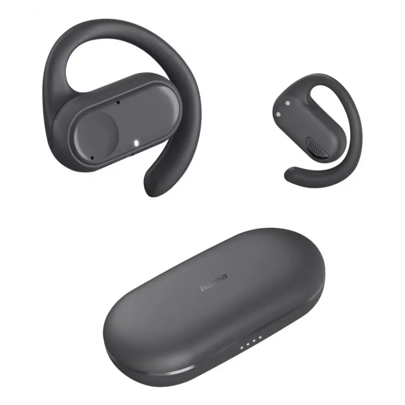 Hama Spirit Open ausinės True Wireless Stereo (TWS) Į ausis įdedamos Skambučiai / muzika Bluetooth Juoda