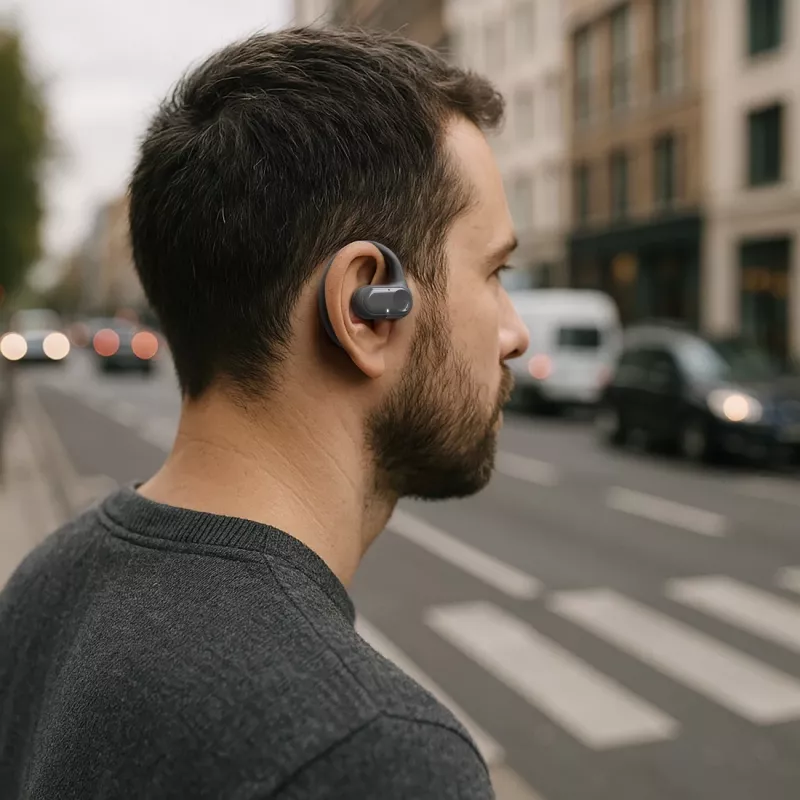 Hama Spirit Open ausinės True Wireless Stereo (TWS) Į ausis įdedamos Skambučiai / muzika Bluetooth Juoda
