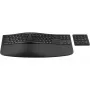 Klaviatūra HP 960 Ergonomic Wireless klaviatūra pilno dydžio 100% radijo dažnių belaidė + Bluetooth membraninė juoda namams
