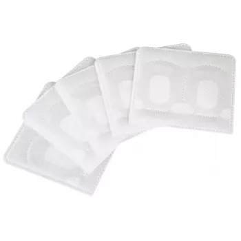 Hama Lipnios „SD“ rankovės, pakuotėje 5 vnt., MMC, SD, 2 kortelėms, polipropilenas (PP), skaidri, balta, 75 mm, 70 mm