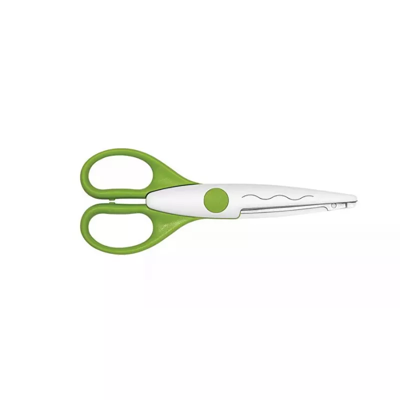 Universali figūrinių kirpimų žirklės Wedo 77 1901 žalios 160 mm