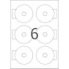 Lipnios etiketės HERMA CD Mini A4 Ø 78 mm
