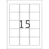 Etiketės HERMA ZIP diskeliams A4 59x50 mm baltas popierius matinis 375 vnt.