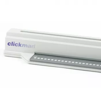 GBC įrišimo mašina ClickBind ClickMan rankinis įrišiklis, rankinio valdymo, 145 lapai, pilka, balta