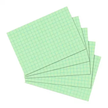 Herlitz 10901452 žalios atmintinės kortelės 100 vnt. languotas popierius 170 g/m²