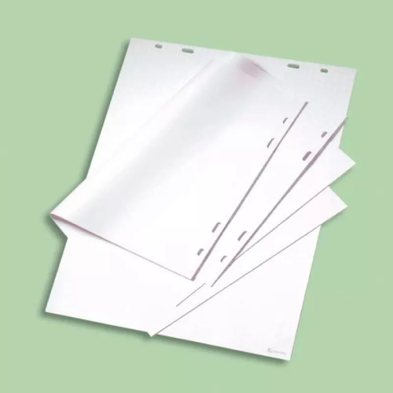 Nobo Flipchart Pad Plain 580X480 40 Sheets, White, Plain, B1, 40 puslapių, 580 mm, 485 mm