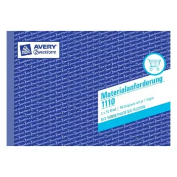 Administravimo knyga Avery 1110 mėlyna balta