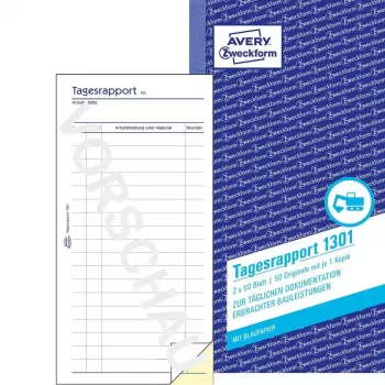 Accounting form/book AVERY 1301 50 puslapių