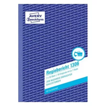 Apskaitos knyga/blankas A5 Avery 1306