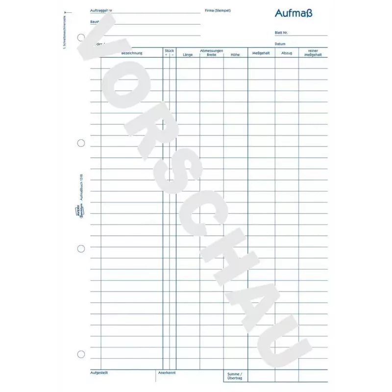 Apskaitos forma/knyga AVERY 1318
