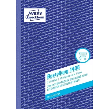 Apskaitos forma/knygelė A5 Avery 1406