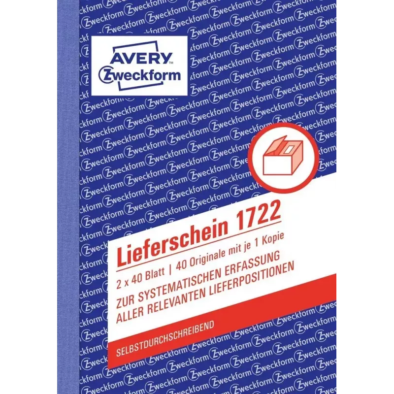 Accounting Form Book A6 Avery 1722