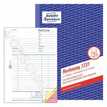 Verslo forma Avery 1731