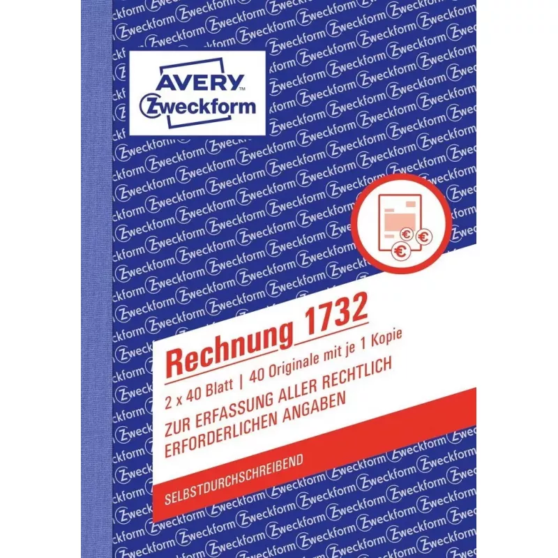 Apskaitos formų knygelė A6 Avery 1732
