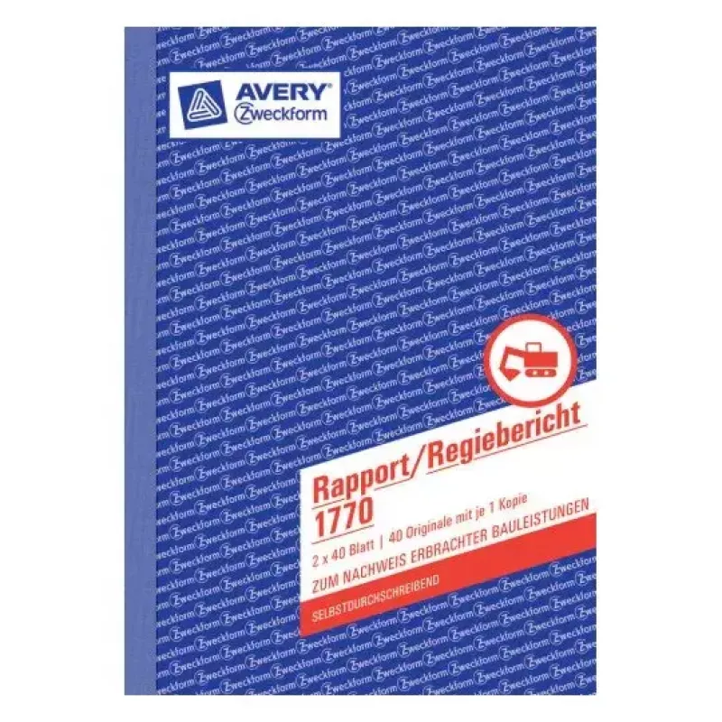 Administracinė knyga Avery 1770 mėlyna balta