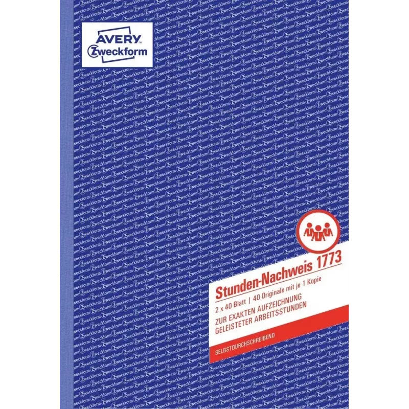 Apskaitos forma/knyga AVERY 1773