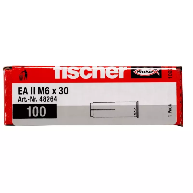 Anchor Fischer EA II M6 100 vnt 30 mm