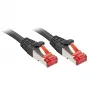 Lindy tinklo kabelis / adapteris juodas 1 m Cat6 S/FTP (S-STP)