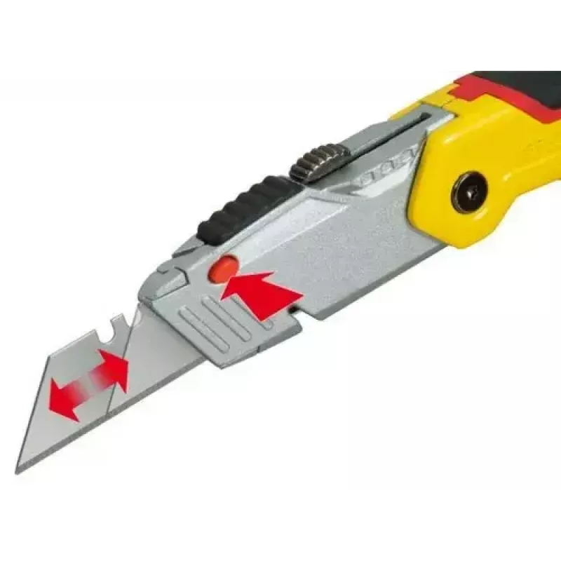 Universalus peilis Stanley 0-10-825 juodos metalinės geltonos spalvos su 14 cm ašmenimis