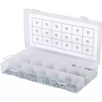 Tarpiklių ir poveržlių rinkinys KS Tools 970.0240
