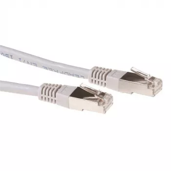 ACT pilkas 2 metrų LSZH SFTP CAT6A kabelis su RJ45 jungtimis