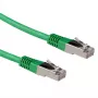 ACT Green 1,5 metro LSZH SFTP CAT6A komutacinis kabelis su RJ45 jungtimis