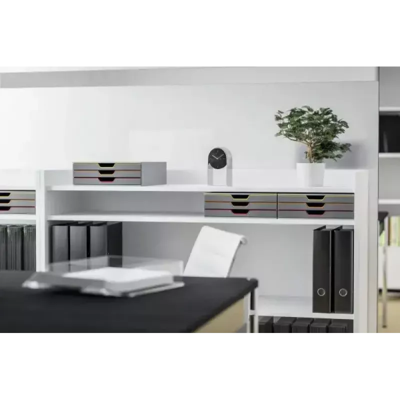 Plastikinis stalčių blokas Durable Varicolor 3
