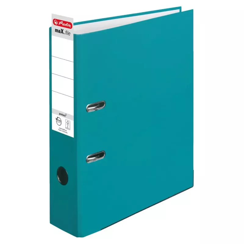 Segtuvas su žiedais Herlitz maX.file A4 Turquoise