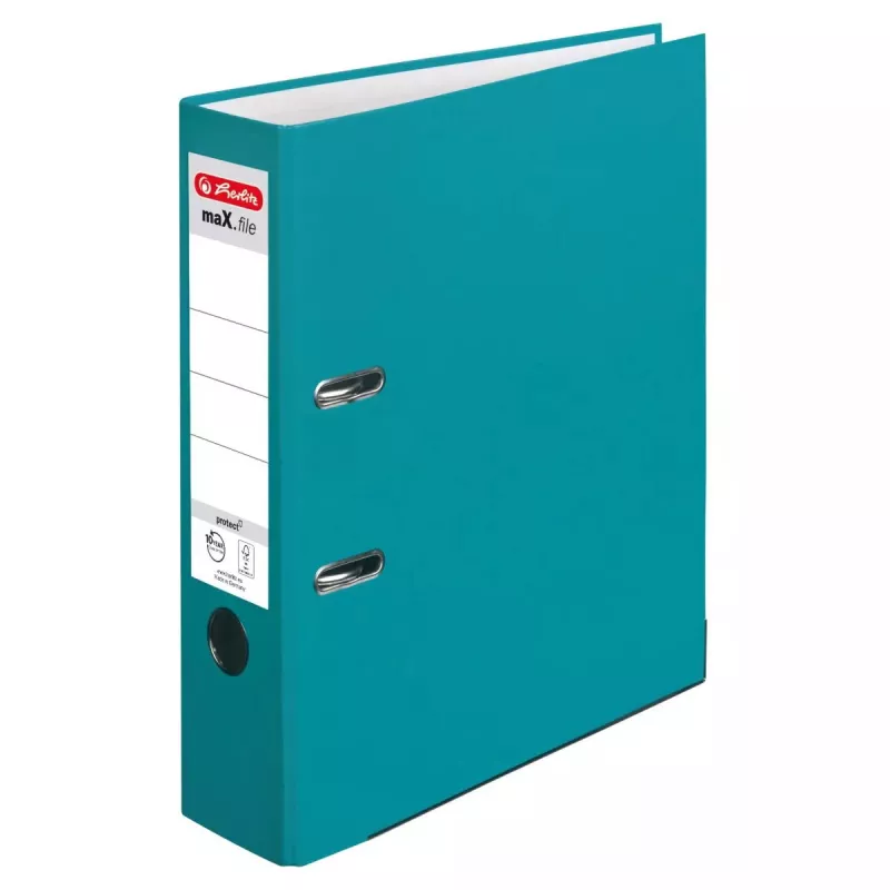 Segtuvas su žiedais Herlitz maX.file A4 Turquoise